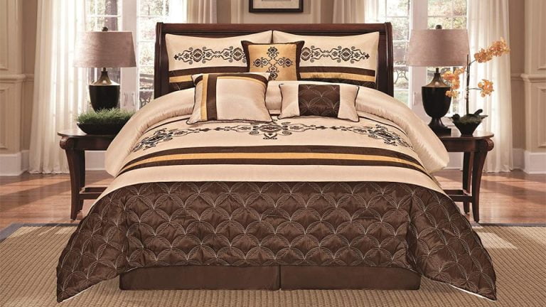 gold bed comforter